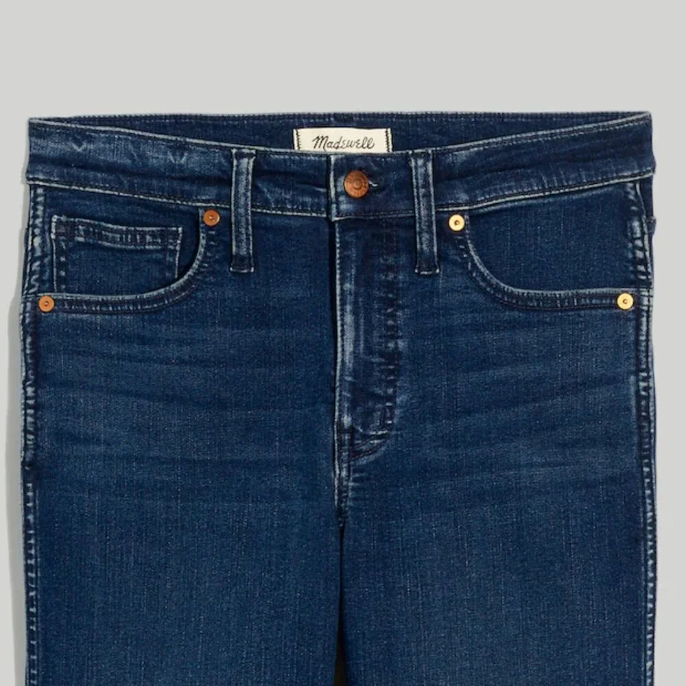 Madewell Mid-Rise Stovepipe Jeans – Size 27, Dark Wash - Picture 5 of 13